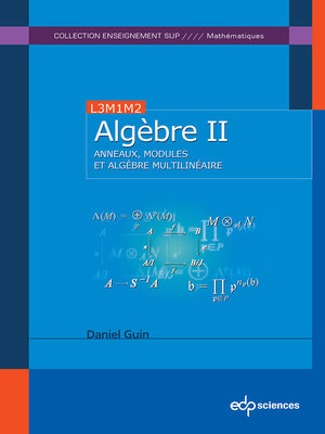 cover image of Algèbre T2